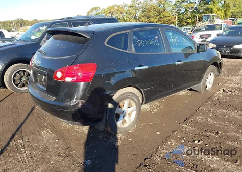 2010 Nissan Rogue S из США, поврежденный, VIN JN8AS5MT6AW005576